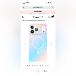 Flaunt Iridescent iPhone 17 Pro Case